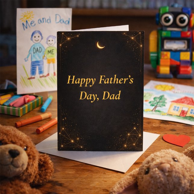 Elegant Father’s Day Card for Dad from Kids Kort (Skapare uppladdad)