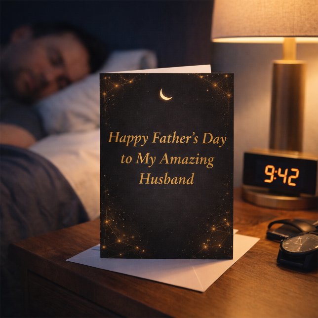 Elegant Father’s Day Card for Husband from Wife Kort (Skapare uppladdad)