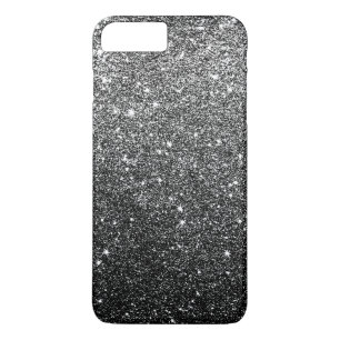 Elegant Faux Black Glitter Luxury