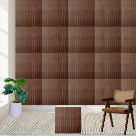 Elegant Faux Brown Wood Grain Struktur Kakelplatta