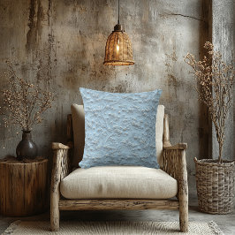 Elegant Faux Embroiderad Blommigt - Luxuriös dekor Kudde
