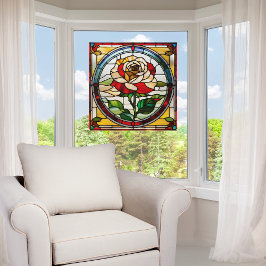 Elegant Faux-glasskiktat glas med en Ro