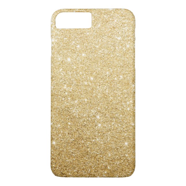 Elegant Faux Glitter Luxury Case-Mate iPhone Skal (Baksida)