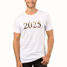 Elegant Faux Golden Numbers Gott nytt år 2025