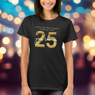 Elegant Faux Guld, 25 års återförening av klass T-shirt