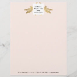 Elegant Faux Guld Dragonfly Duo på Rosa Brevhuvud