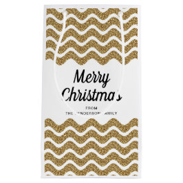 Elegant Faux Guld Glitter God jul