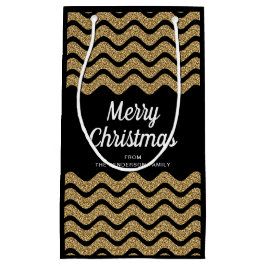 Elegant Faux Guld Glitter God jul