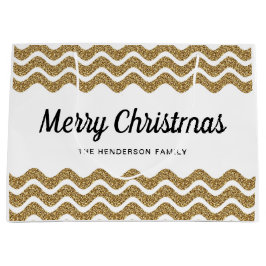 Elegant Faux Guld Glitter God jul