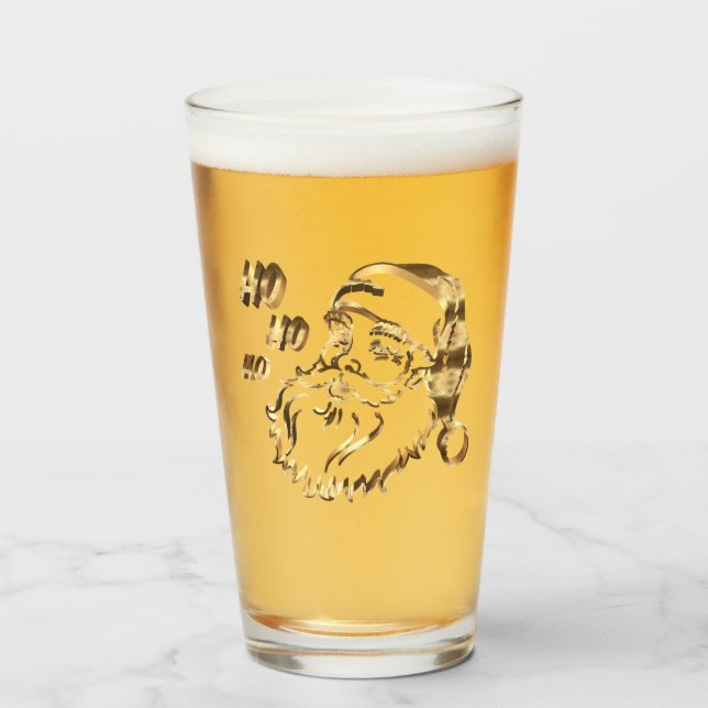 Elegant Faux Guld Jultomten Pappa jul Glaskopp (Framsida fylld)
