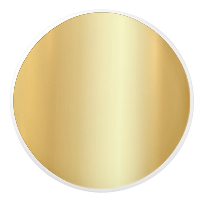 Elegant Faux Guld Trendig Template Glamous Knopp (Framsidan)