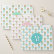 Elegant faux guld tropiska ananas mönster