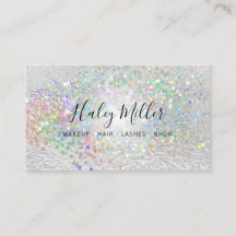 Elegant Faux Pearlescent Iridescent Glitter