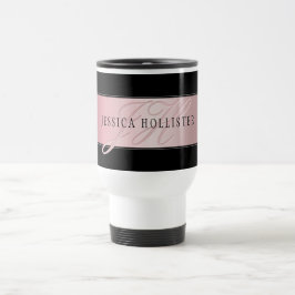 Elegant  Faux Ro Guld | Namn och Initialer Resemugg