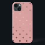 elegant faux ro guld rosa polka dots<br><div class="desc">Elegant och modern utformning av polka dots.</div>