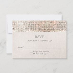 Elegant Faux Silver Sequins Beige Se OSA 2 Kort