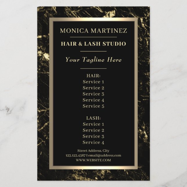 Elegant faux-stenmarmor struktur (Framsida)