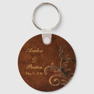 Elegant favör Keychain för bröllop för Nyckelring