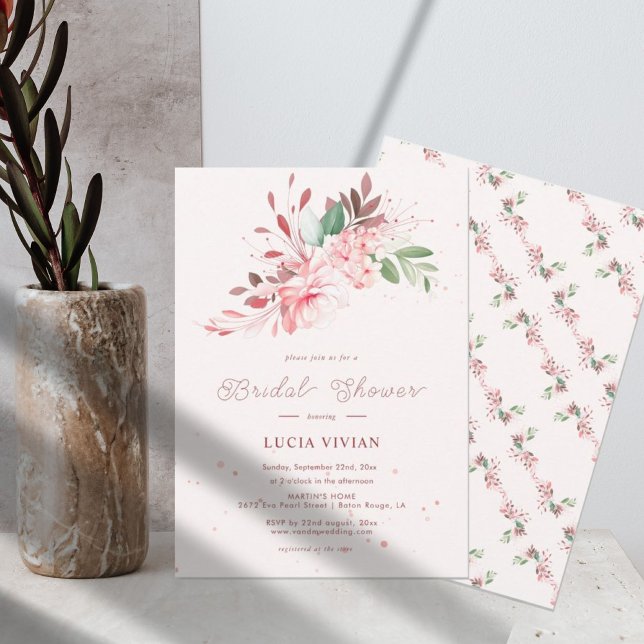 Elegant Felless Sakura Rosa Dream Möhippa Inbjudningar (Skapare uppladdad)