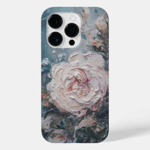Elegant Feminin Blommigt Oljemålning Ro