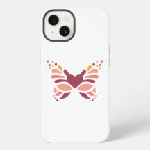 Elegant feminin boho pastellfjäril