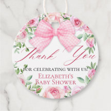 Elegant Feminin Rosa Bow och Ro Tack