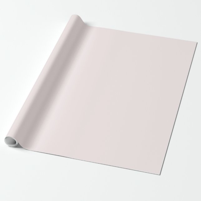 Elegant Feminint Minimalistisk Enfärgad Rodnad Presentpapper (Utrullad)