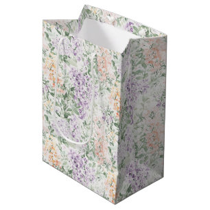 Elegant fersken syrlilja lavendel blomster bröllop