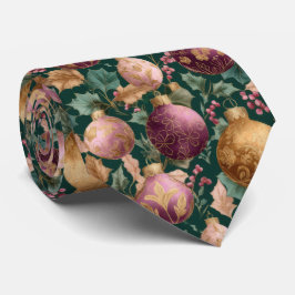 Elegant Festive Christmas Baubles Pattern Slips