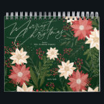 Elegant Festive God jul Poinsettia Helgdag Kalender<br><div class="desc">***Den här designen ingår i en julklapp** ________________________ Denna helgdag är fullt redigerbar och anpassade av kunden - klicka på anpassa ytterligare knapp om du vill flytta, lägga till, ta bort eller göra större ändringar i designen ____________________________________________________________________________________________________________________________________________________________________________________ Kontakta mig ___________________________________ om du har frågor om LEVERANS eller PRODUKTION kontakta ZAZZLE...</div>