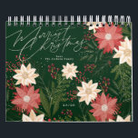 Elegant Festive God jul Poinsettia Helgdag Kalender<br><div class="desc">***Den här designen ingår i en julklapp** ________________________ Denna helgdag är fullt redigerbar och anpassade av kunden - klicka på anpassa ytterligare knapp om du vill flytta, lägga till, ta bort eller göra större ändringar i designen ____________________________________________________________________________________________________________________________________________________________________________________ Kontakta mig ___________________________________ om du har frågor om LEVERANS eller PRODUKTION kontakta ZAZZLE...</div>