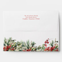 Elegant Festive Greenery Helgdag jul