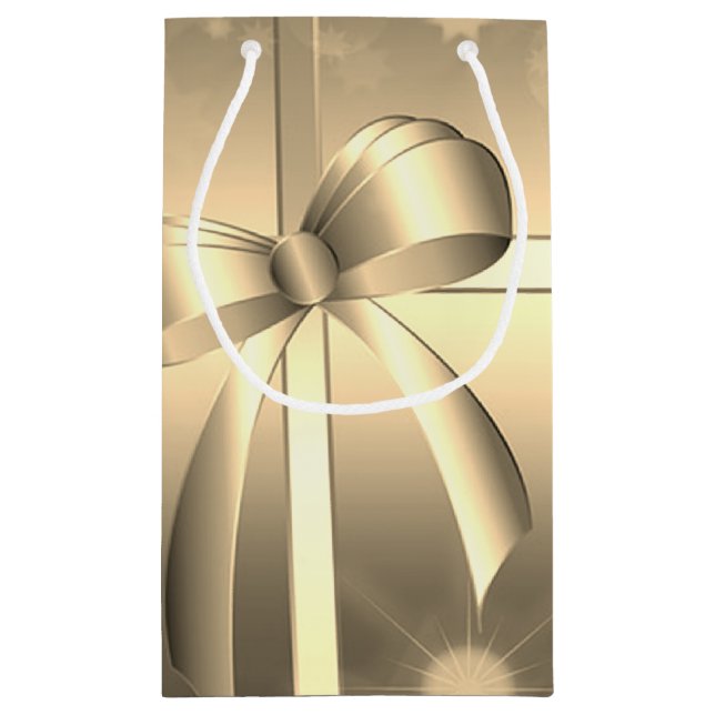 Elegant Festive Guld Bow (Baksidan)