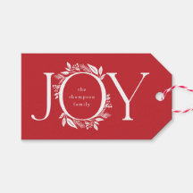 Elegant Festive Red Joy Helgdag to and from