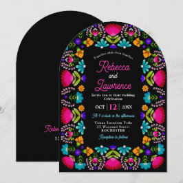 Elegant Fiesta Arch bröllopsinbjudningar Inbjudningar