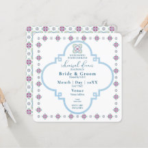 Elegant Fiesta Rehearsal Middagsinbjudan