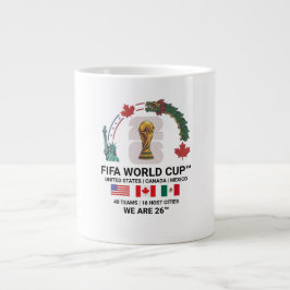 Elegant FIFA Världscupen 2026 Jumbomugg Jumbo Mugg