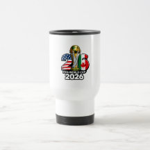 Elegant FIFA Världscupen 2026 Res/pendlar-mugg