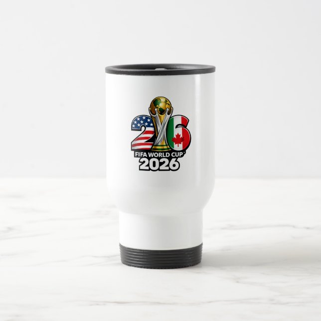 Elegant FIFA Världscupen 2026 Res/pendlar-mugg Resemugg (Center)