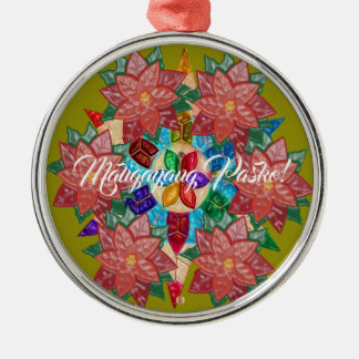 Elegant filippinsk Parolstil, FilAm, Philippines Julgransprydnad Metall