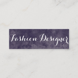 Elegant Finare teckensnitt Mini Visitkort