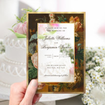 Elegant Fint Konst Blommor Stilleben Bröllop