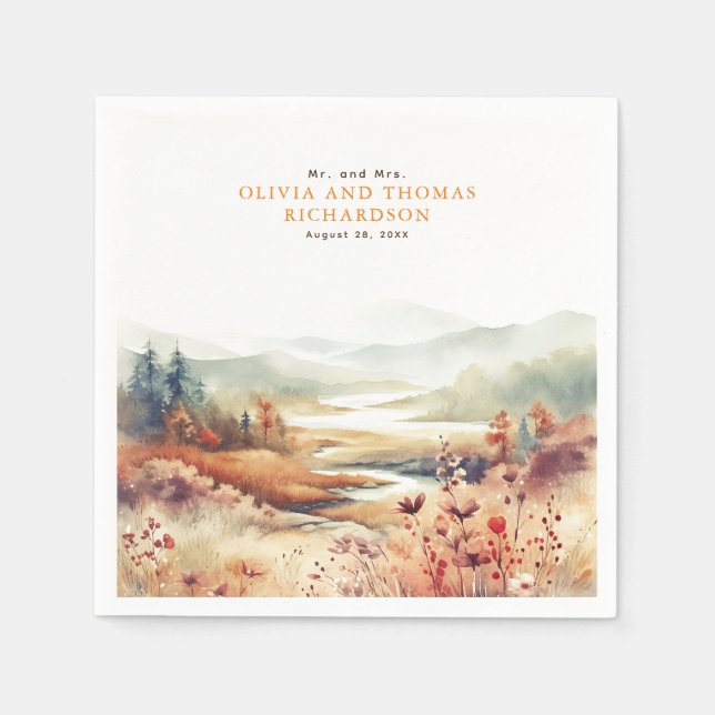 Elegant Fintvätt Pappersservett (Framsidan)