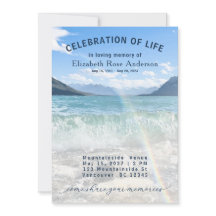 Elegant Firande av inbjudan till livstidssemester