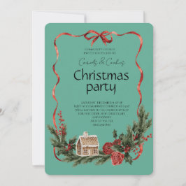 Elegant firande julfest inbjudningar