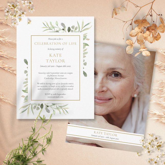 Elegant Firande of Life Photo Investigation Vykort (Skapare uppladdad)