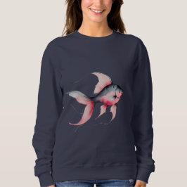 Elegant Fish Design – Women’s Sweatshirt T Shirt
