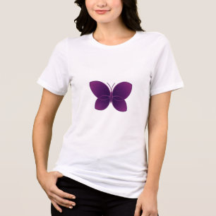 Elegant Fjäril i Geometrisk Harmoni T Shirt