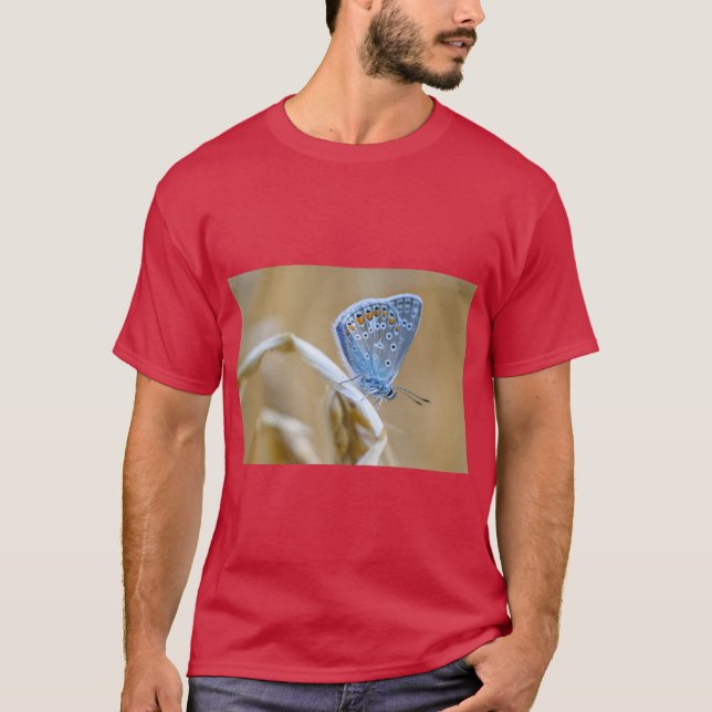 Elegant fjäril naturgrafisk t shirt (Framsida)