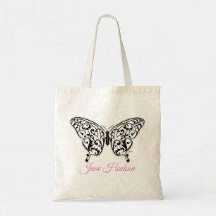 Elegant fjäril shopper design av Eksi Tygkasse